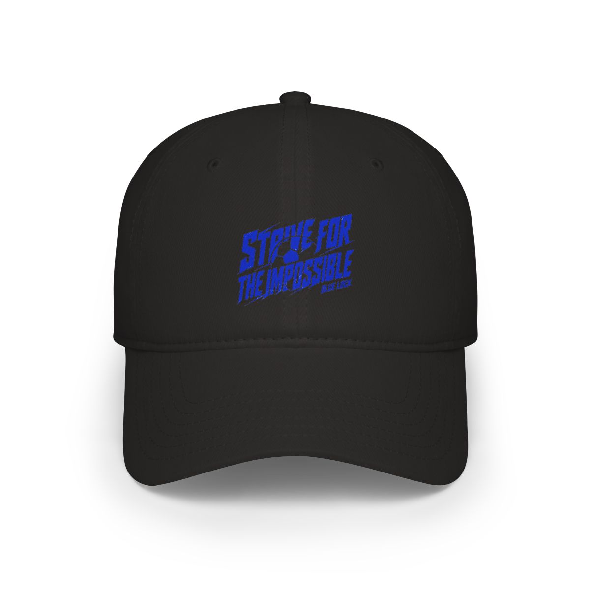 Blue Lock "STRIVE FOR THE IMPOSSIBLE" Hat - alternate angle 2, merchandise