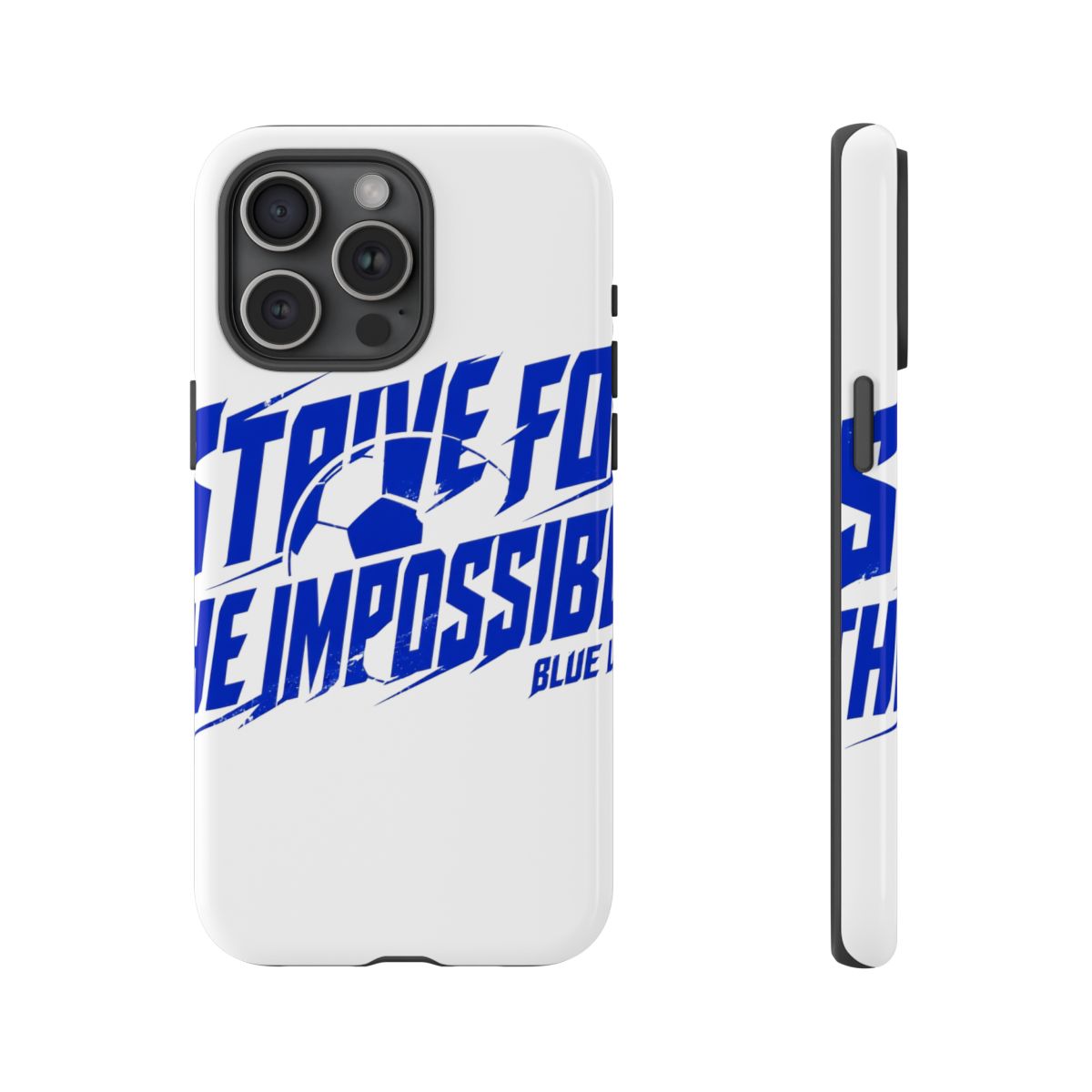 Blue Lock "STRIVE FOR THE IMPOSSIBLE" Phone Case - alternate angle 5, merchandise