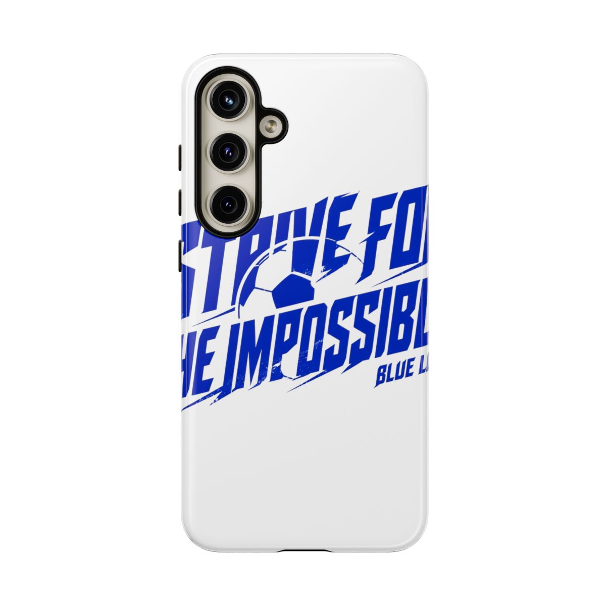 Blue Lock "STRIVE FOR THE IMPOSSIBLE" Phone Case - alternate angle 4, merchandise
