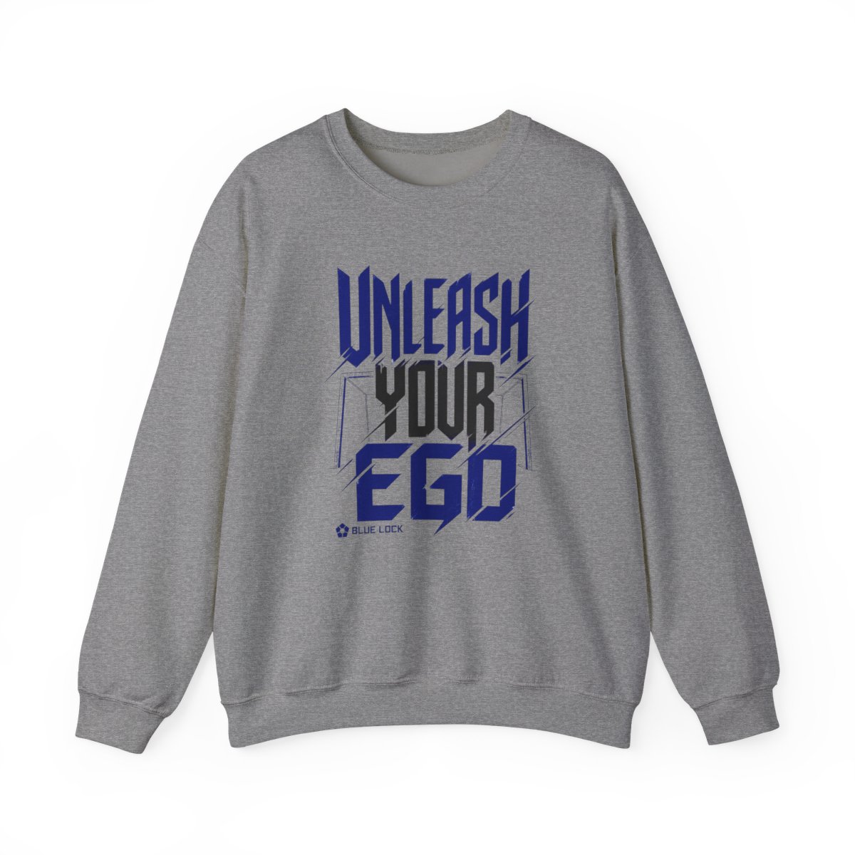 Blue Lock "UNLEASH YOUR EGO" Crewneck - alternate angle 2, merchandise