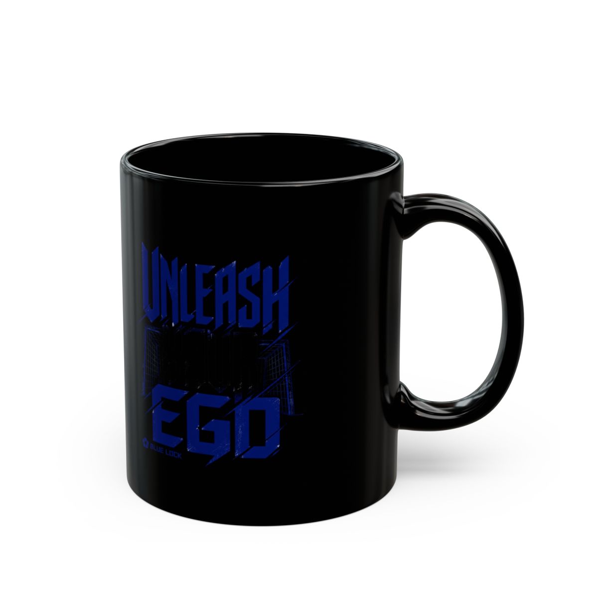 Blue Lock "UNLEASH YOUR EGO" Black Mug - Official Mugs & Drinkware merchandise