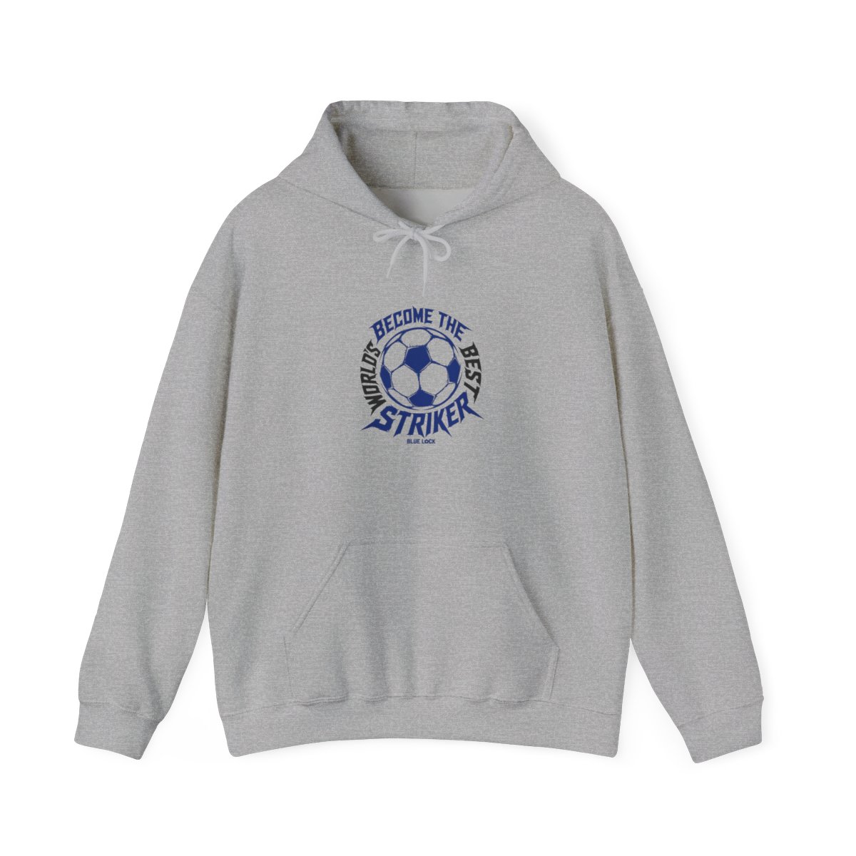 Blue Lock "BECOME THE WORLD’S BEST STRIKER" Hoodie - alternate angle 3, merchandise