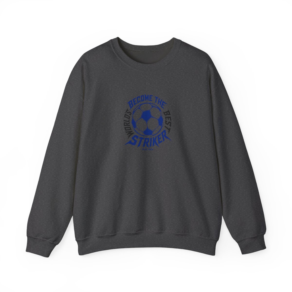 Blue Lock "BECOME THE WORLD’S BEST STRIKER" Crewneck - alternate angle 3, merchandise