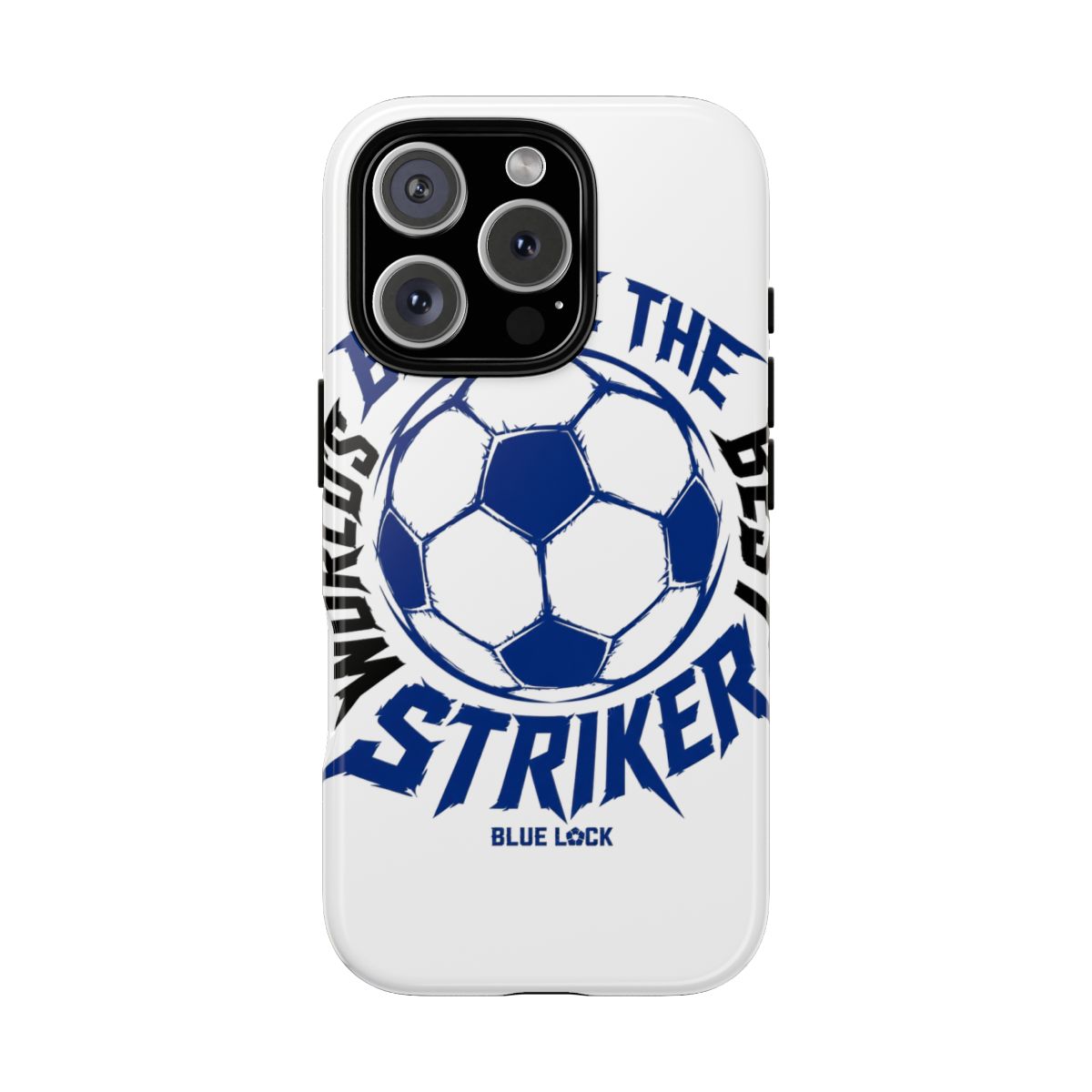 Blue Lock "BECOME THE WORLD’S BEST STRIKER" Phone Case - alternate angle 5, merchandise