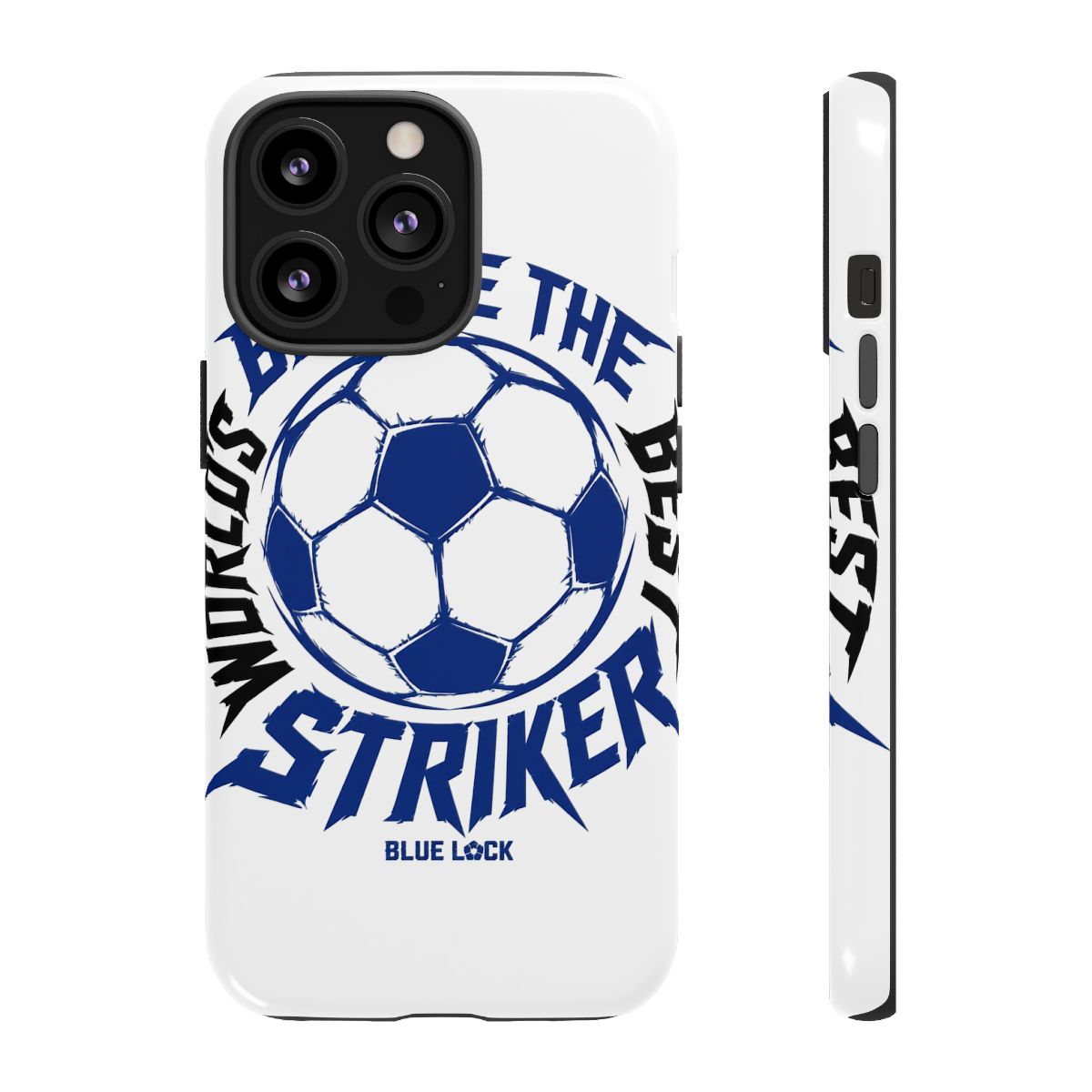 Blue Lock "BECOME THE WORLD’S BEST STRIKER" Phone Case - alternate angle 1, merchandise