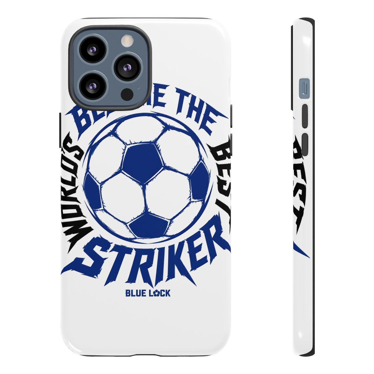 Blue Lock "BECOME THE WORLD’S BEST STRIKER" Phone Case - alternate angle 2, merchandise