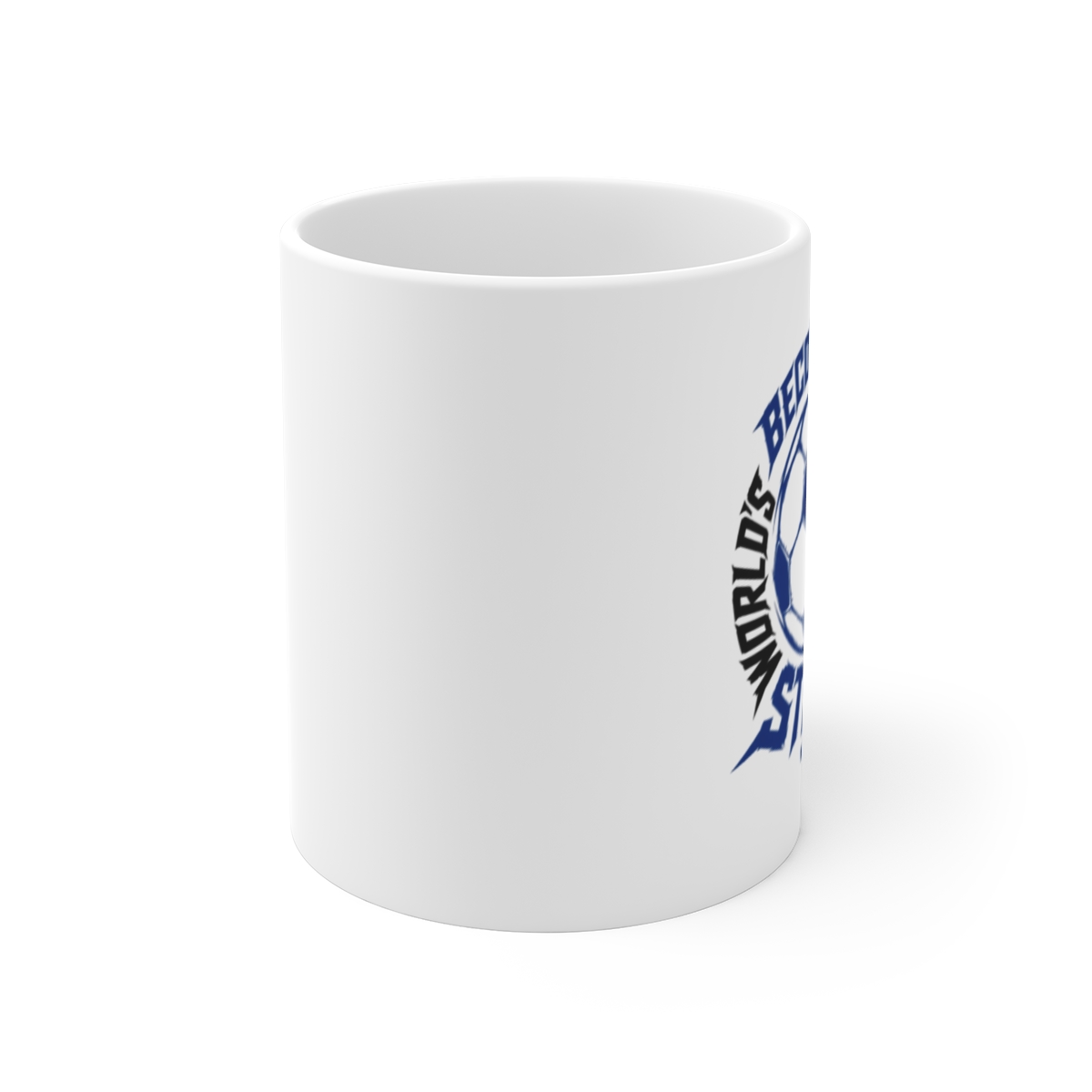 Blue Lock "BECOME THE WORLD’S BEST STRIKER" White Mug - alternate angle 1, merchandise