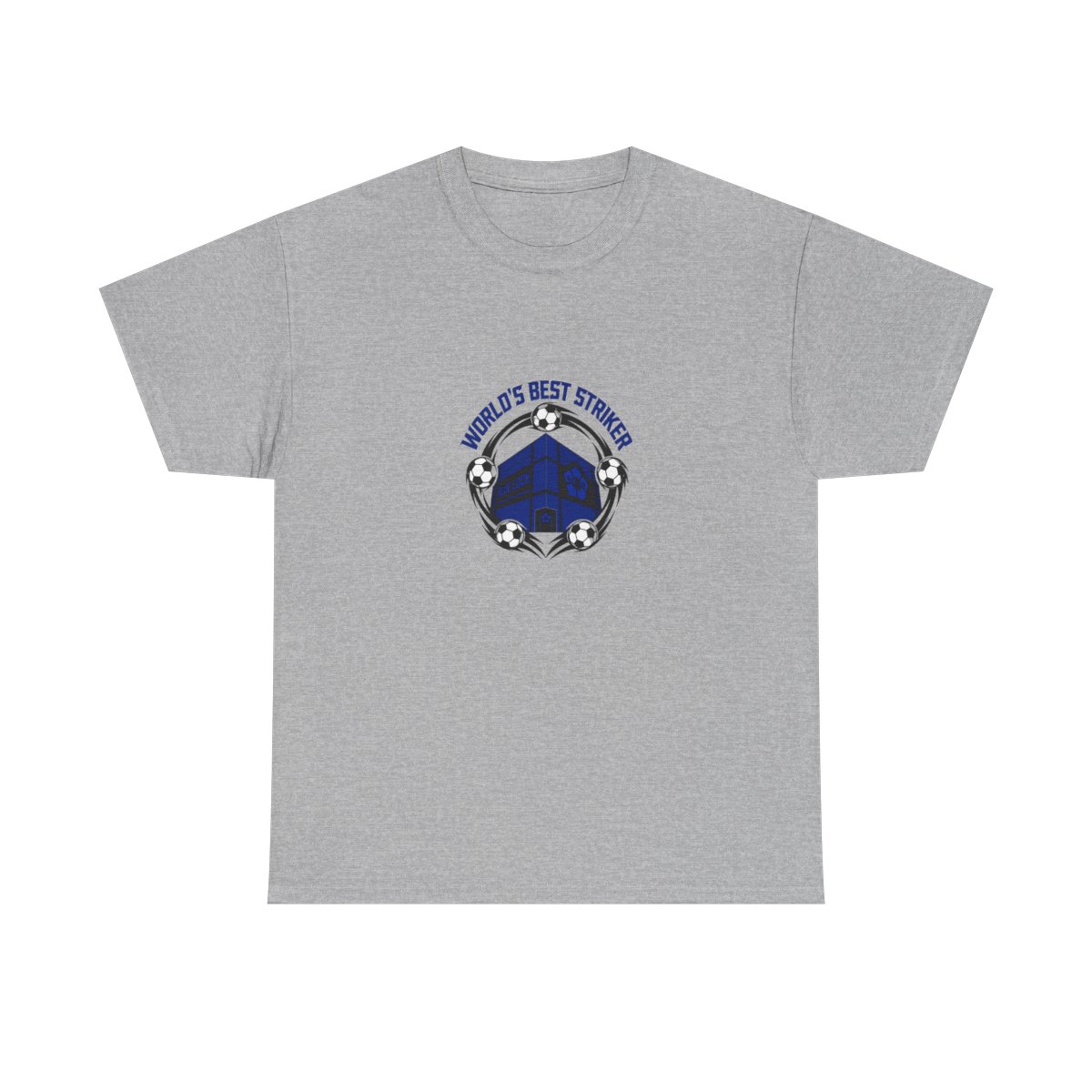 Blue Lock "World’s Best Striker" Unisex Tee - alternate angle 2, merchandise