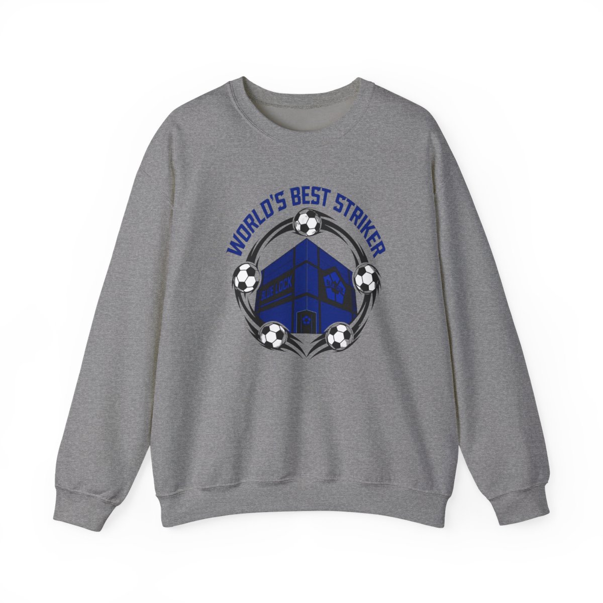 Blue Lock "World’s Best Striker" Crewneck - alternate angle 2, merchandise