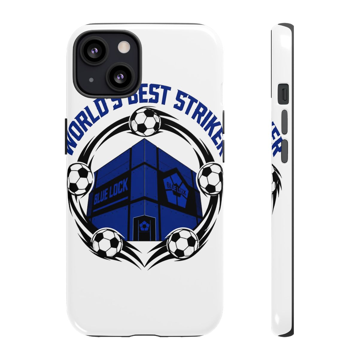 Blue Lock "World’s Best Striker" Phone Case - alternate angle 1, merchandise