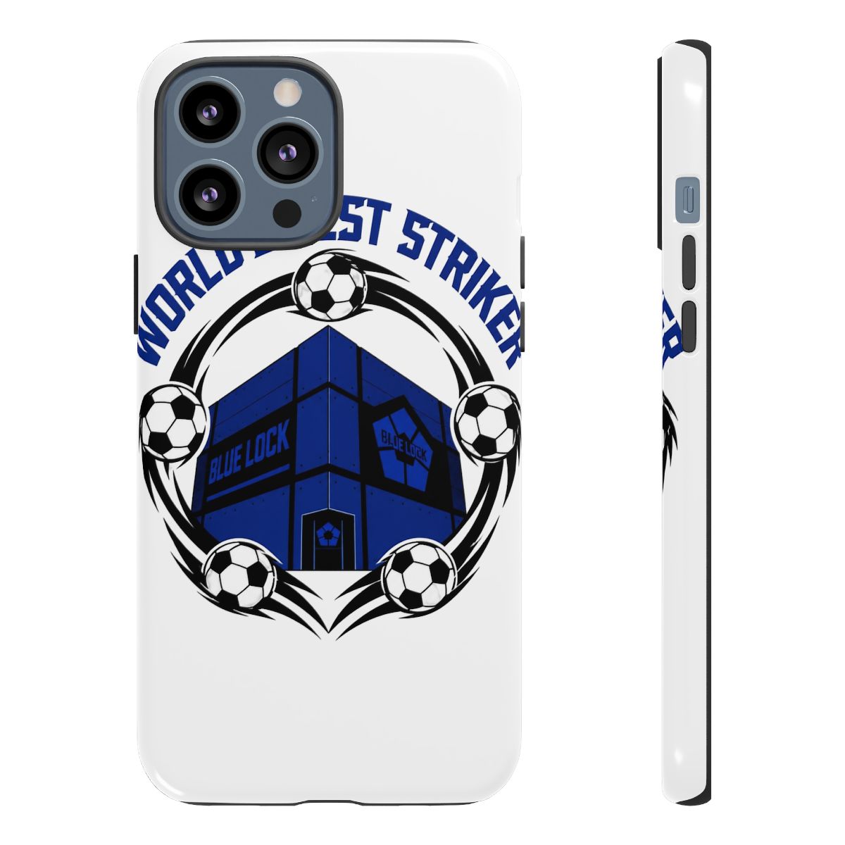 Blue Lock "World’s Best Striker" Phone Case - alternate angle 3, merchandise