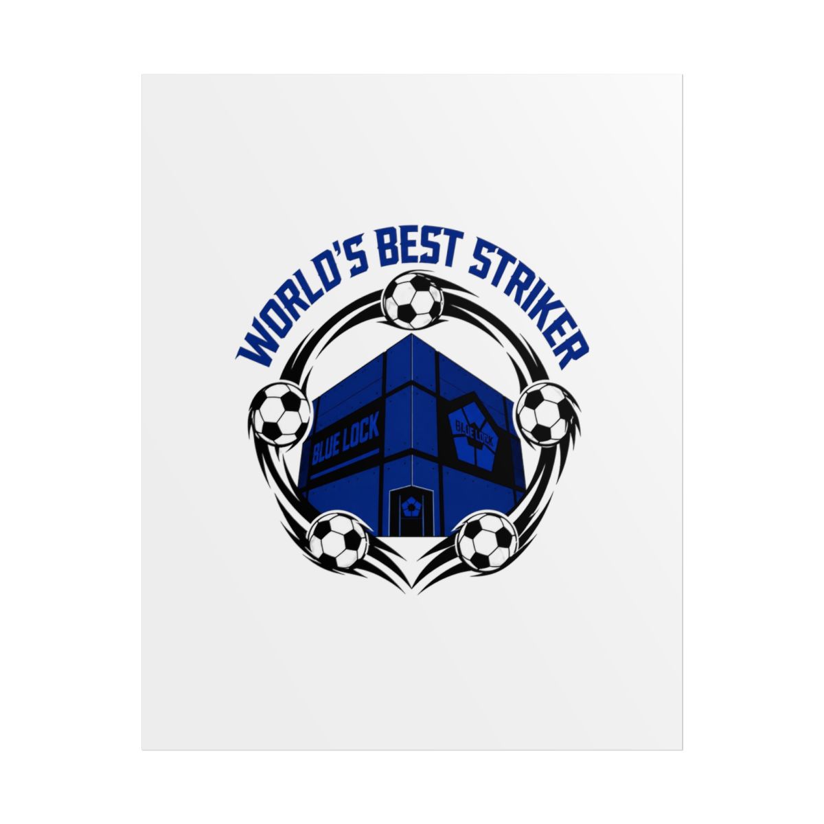 Blue Lock "World’s Best Striker" Poster - Official Posters & Wall Art merchandise