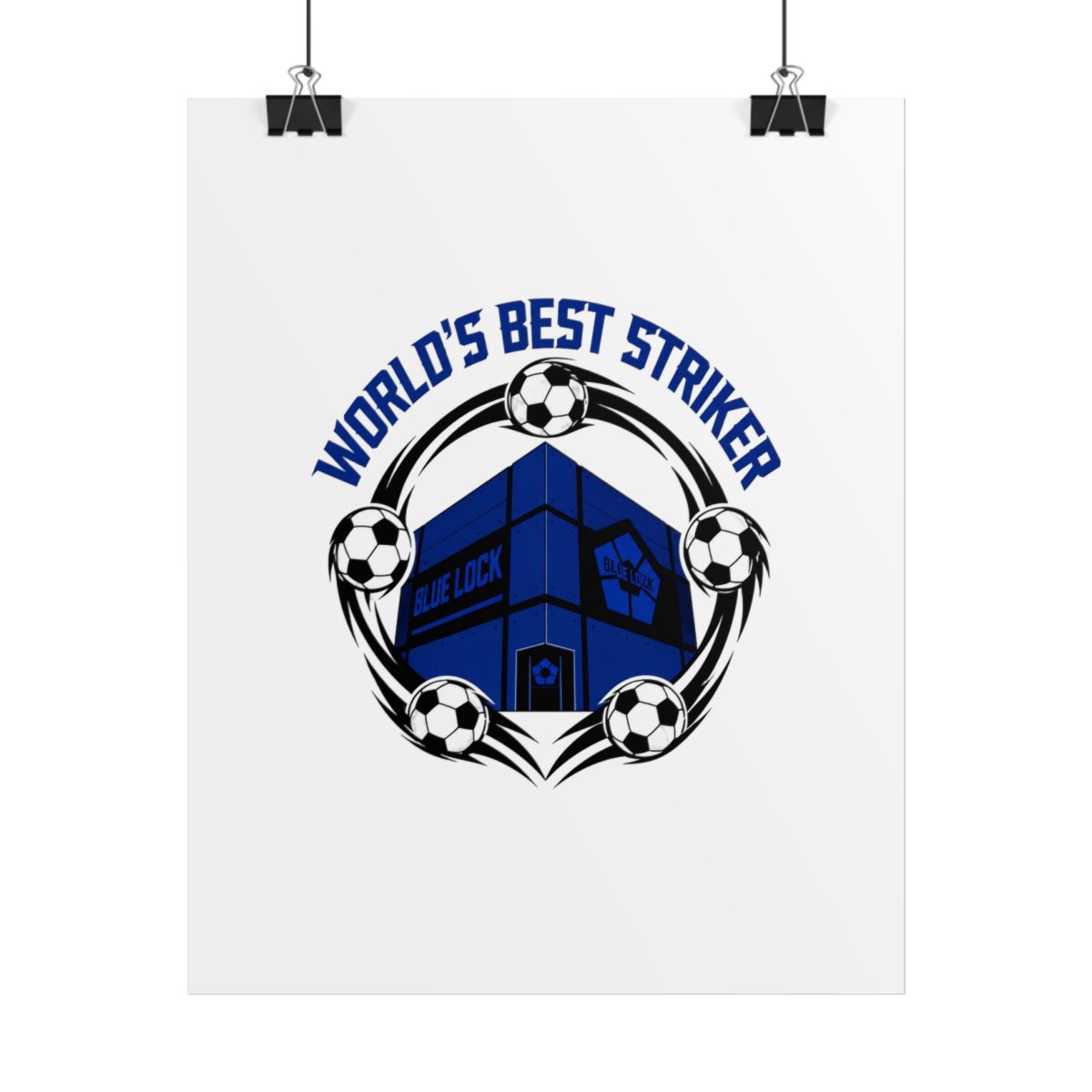 Blue Lock "World’s Best Striker" Poster