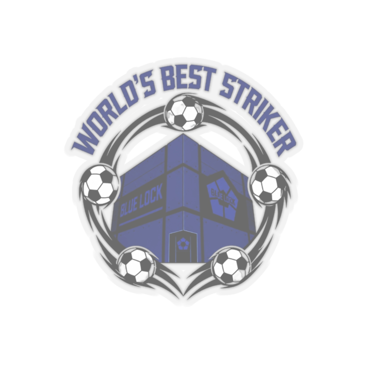 Blue Lock "World’s Best Striker" Sticker