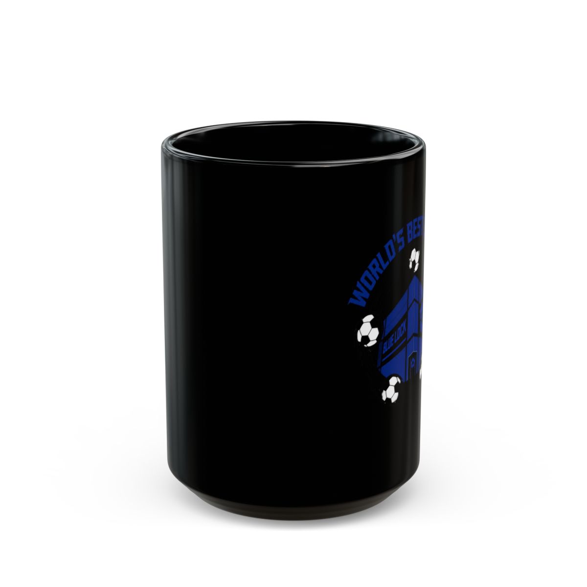 Blue Lock "World’s Best Striker" Black Mug - alternate angle 1, merchandise