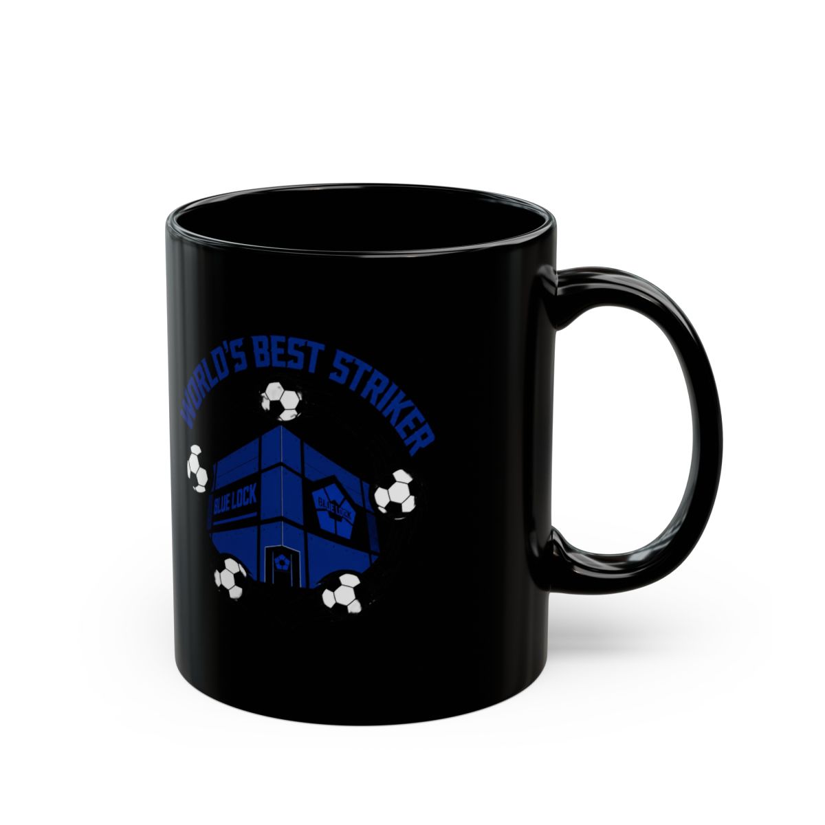 Blue Lock "World’s Best Striker" Black Mug