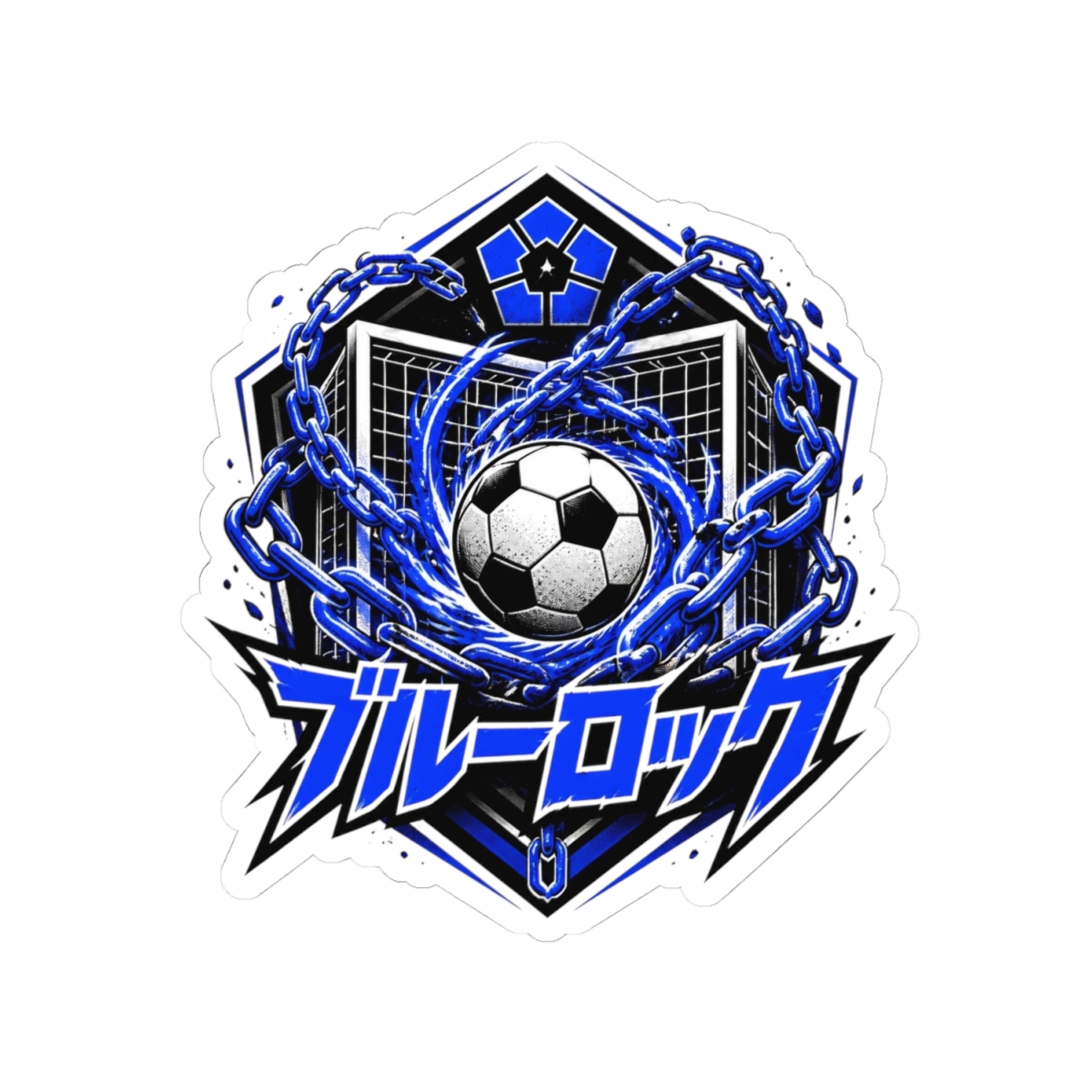 Blue Lock "Blue Lock" Sticker - alternate angle 2, merchandise