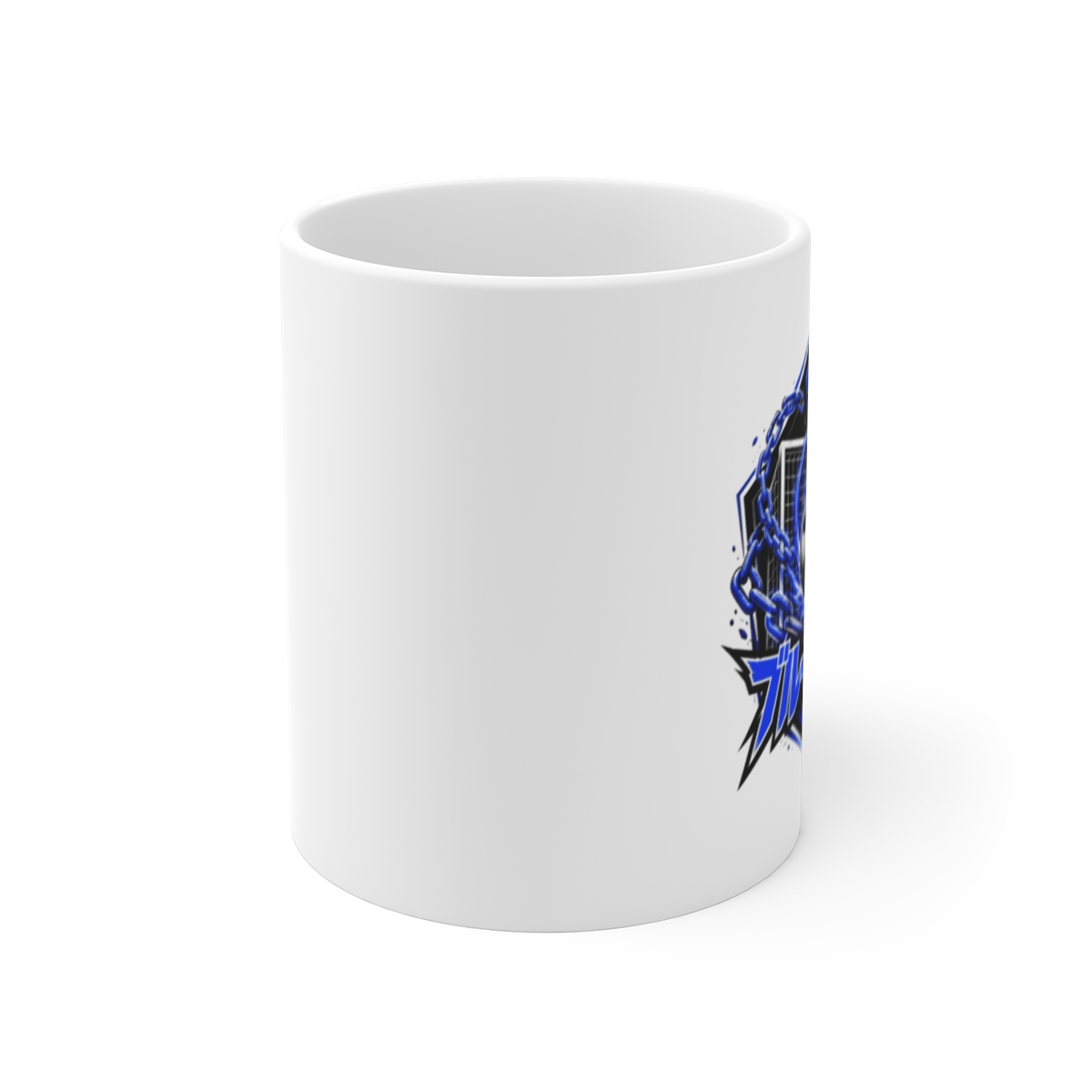 Blue Lock "Blue Lock" White Mug - alternate angle 1, merchandise