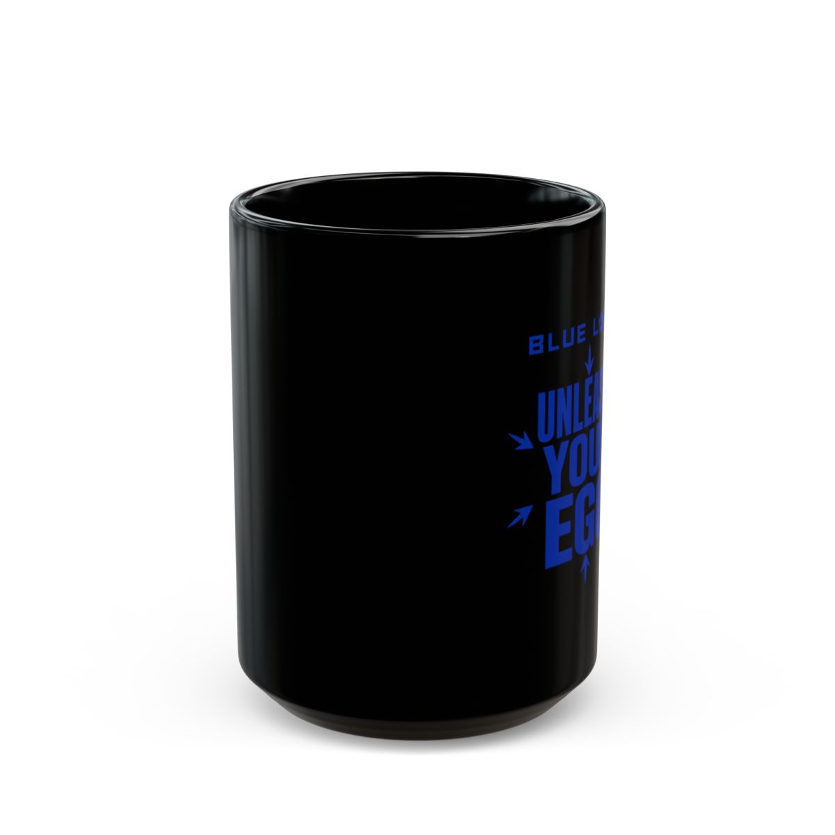 Blue Lock "Unleash Your Ego" Black Mug - alternate angle 2, merchandise