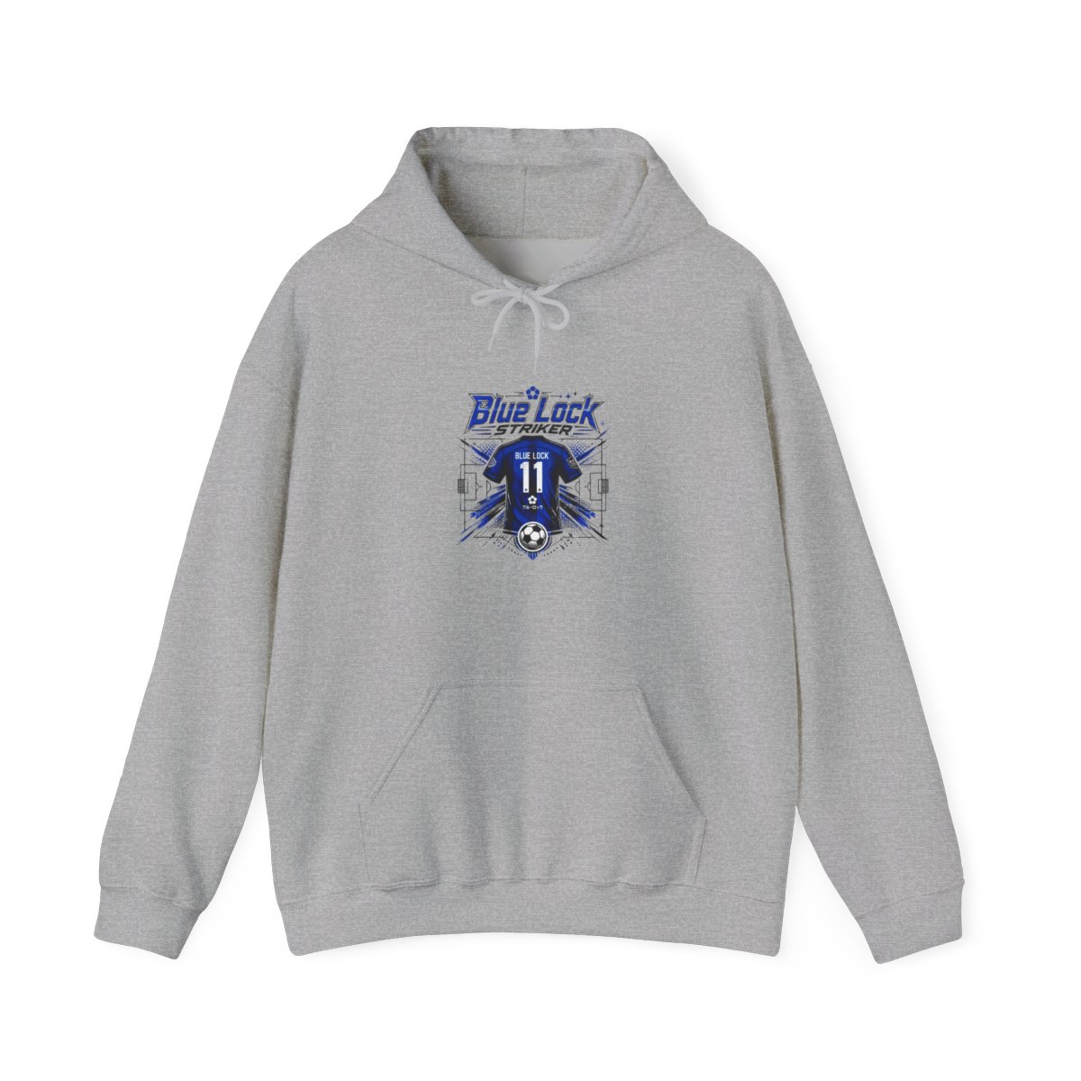 Blue Lock "Blue Lock Striker" Hoodie - alternate angle 2, merchandise