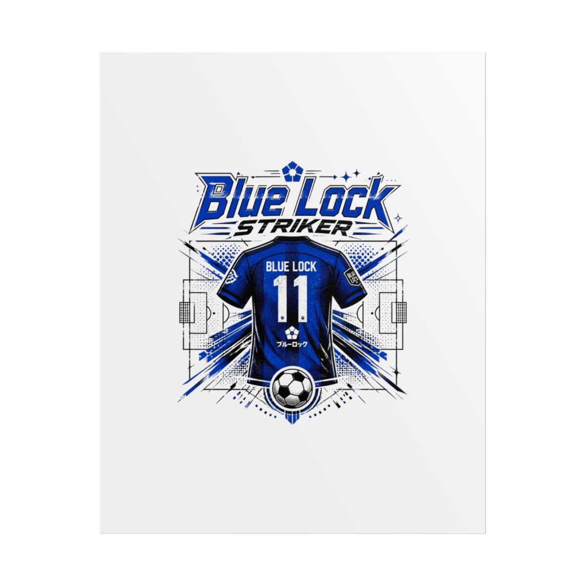 Blue Lock "Blue Lock Striker" Poster - Official Posters & Wall Art merchandise