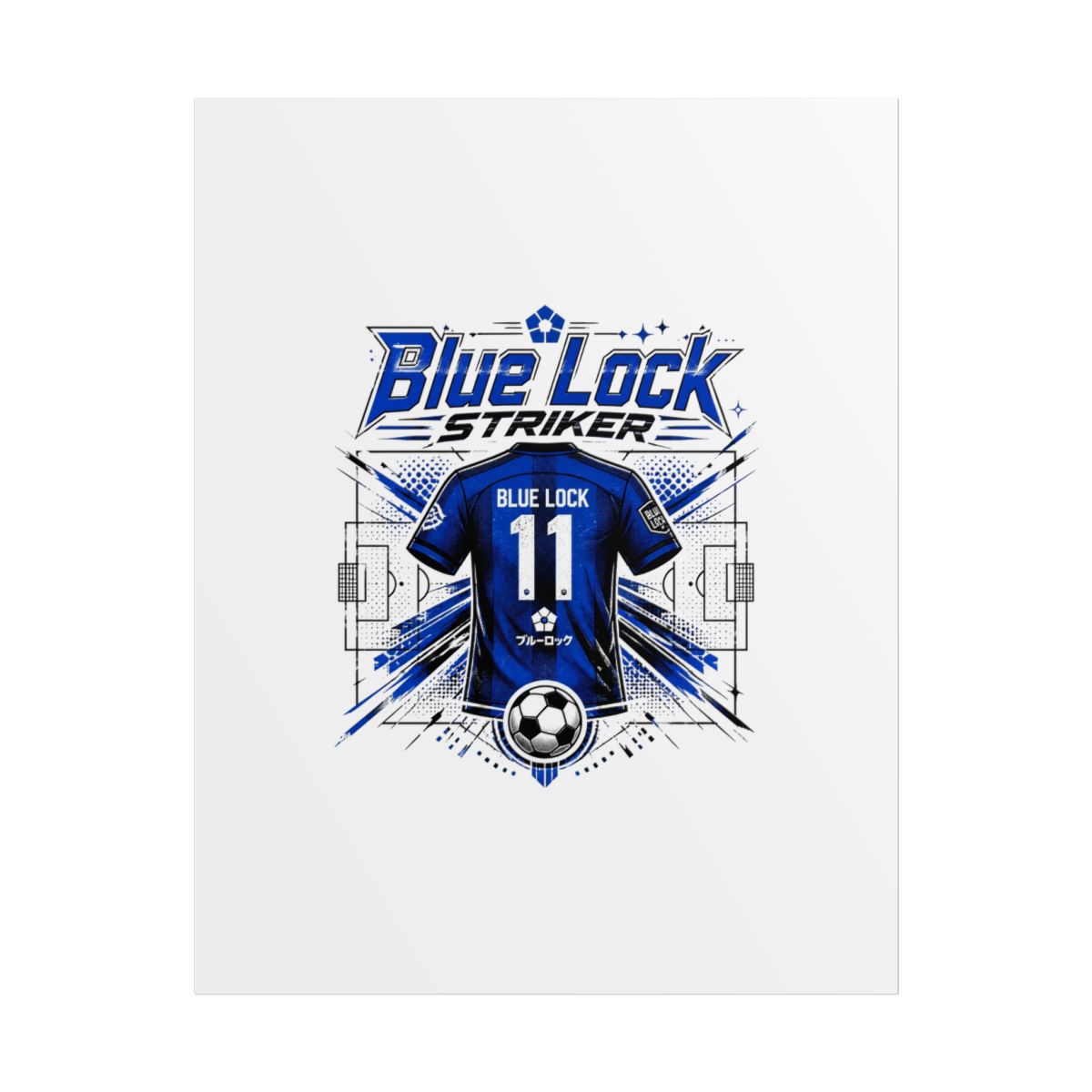 Blue Lock "Blue Lock Striker" Poster - alternate angle 1, merchandise