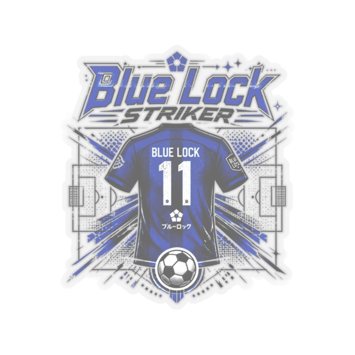 Blue Lock "Blue Lock Striker" Sticker