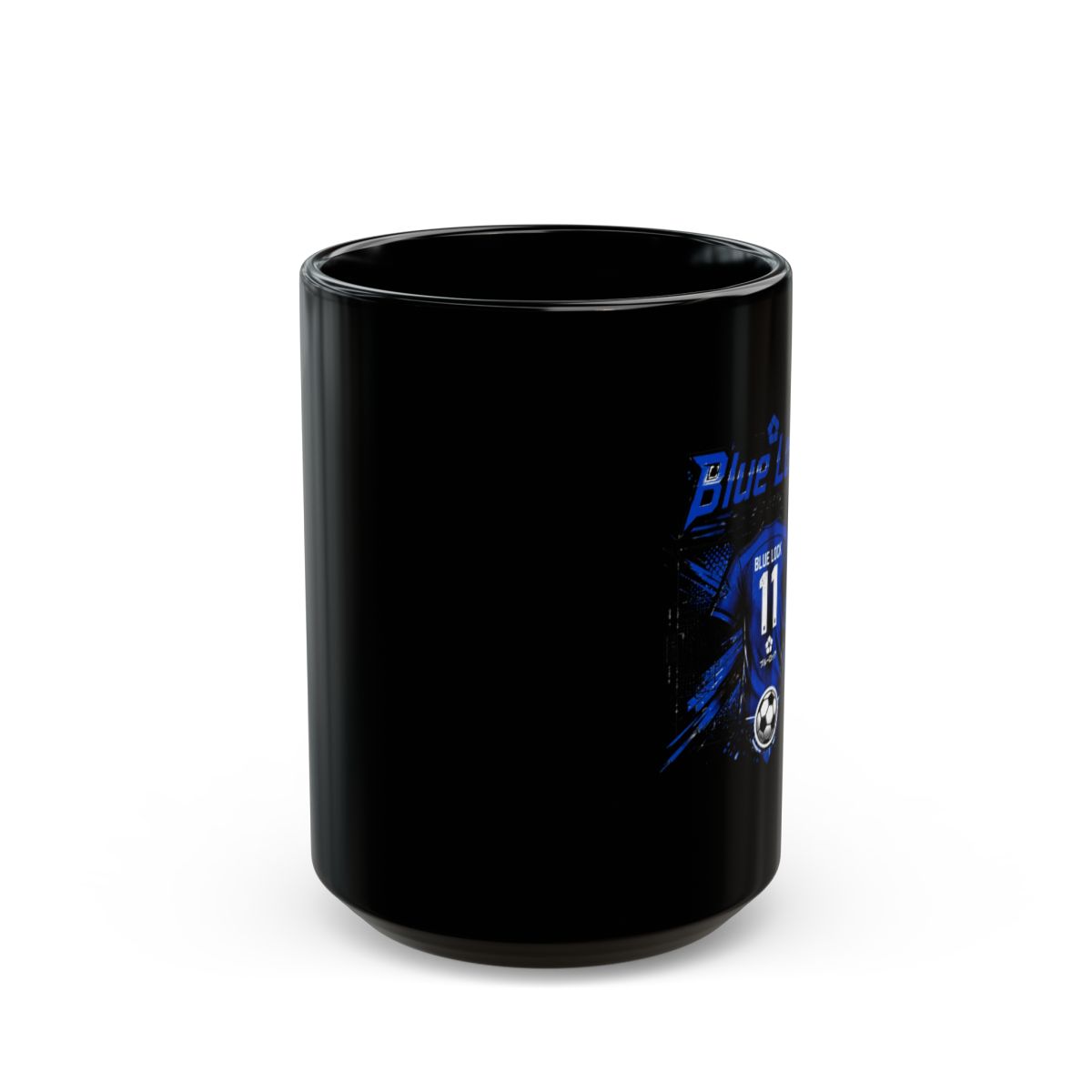 Blue Lock "Blue Lock Striker" Black Mug - alternate angle 4, merchandise
