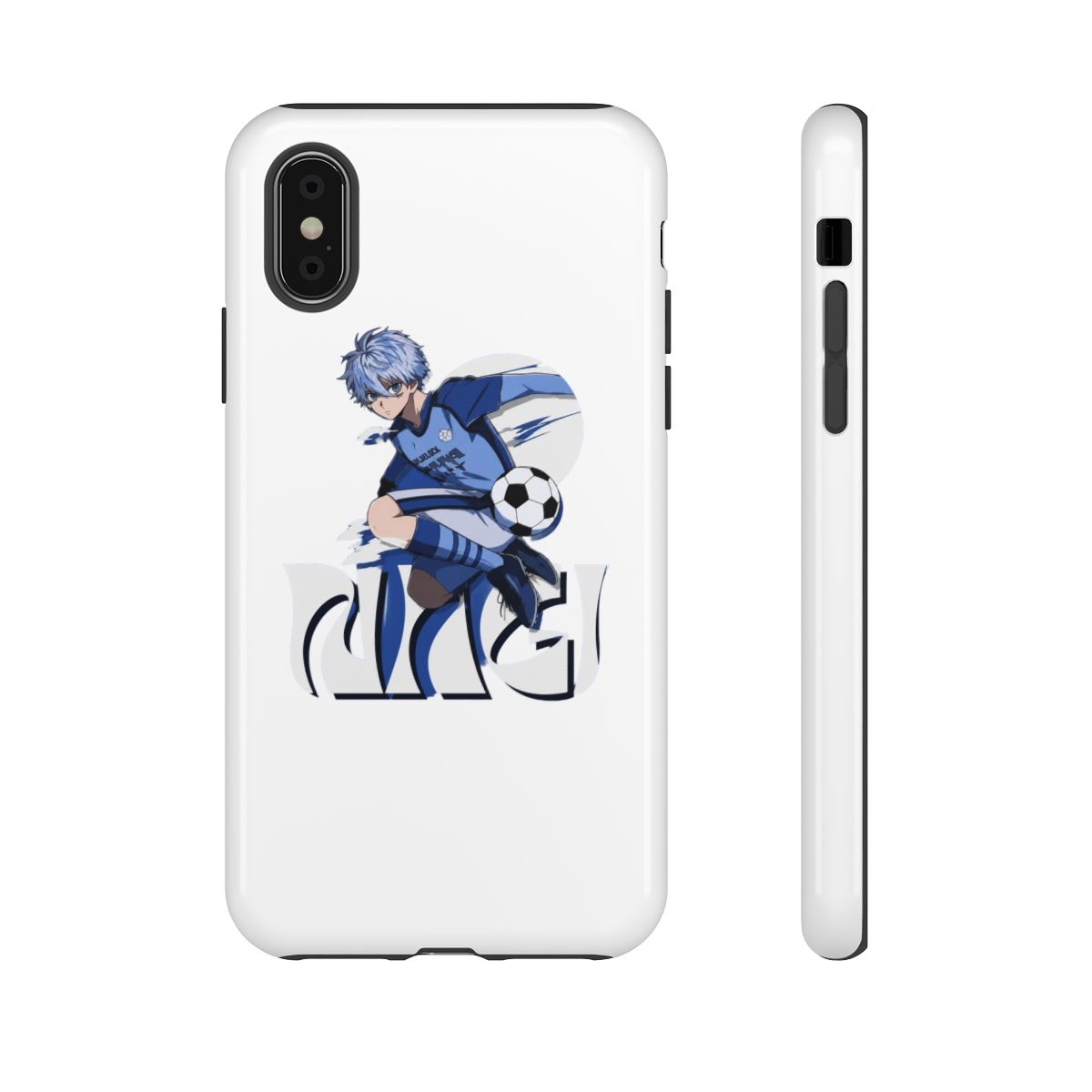 seishirou Nagi fan art design anime blue lock Phone Case - alternate angle 4, merchandise