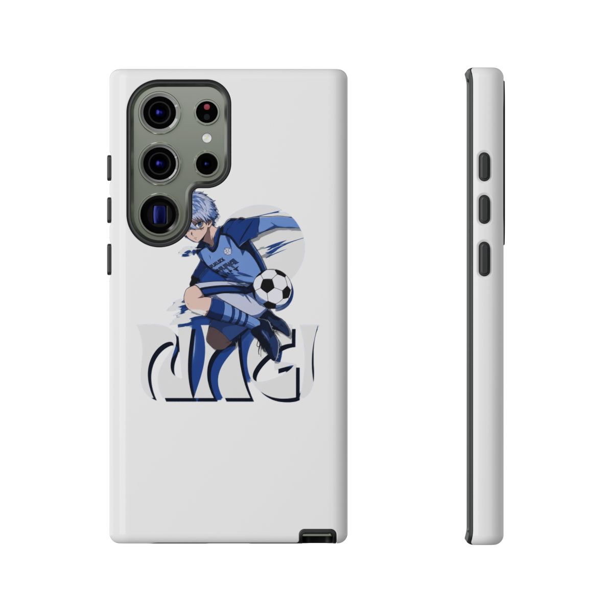 seishirou Nagi fan art design anime blue lock Phone Case - alternate angle 2, merchandise