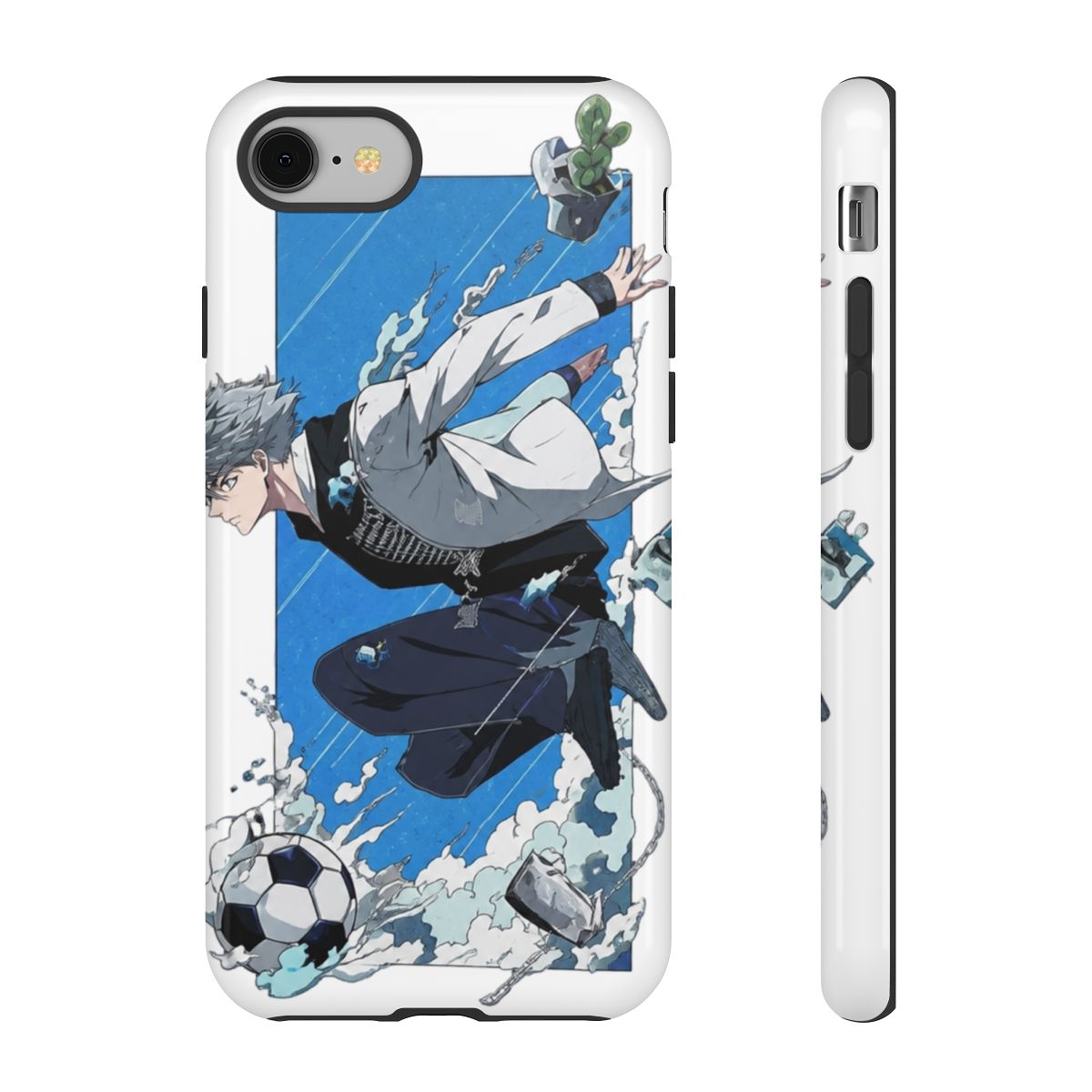 seishirou Nagi from anime blue lock Phone Case