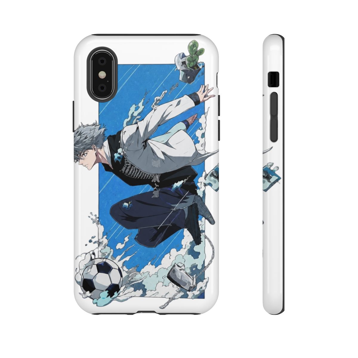 seishirou Nagi from anime blue lock Phone Case - alternate angle 1, merchandise