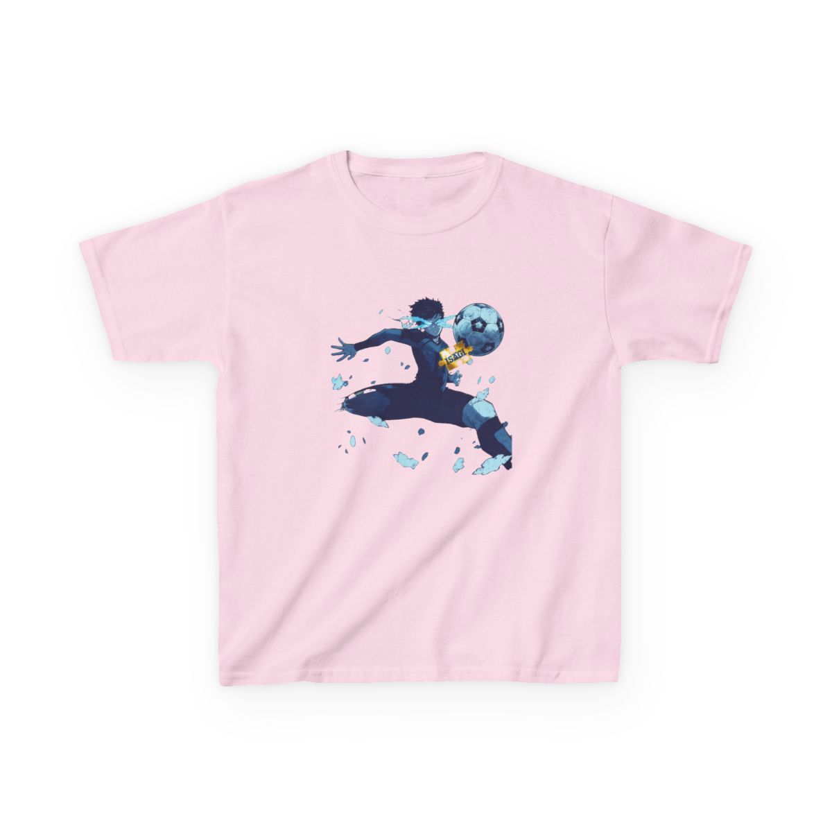 Isagi Yoichi - Blue Lock Kids T-Shirt - alternate angle 4, merchandise