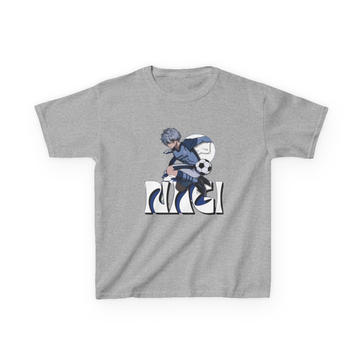 seishirou Nagi fan art design anime blue lock Kids T-Shirt