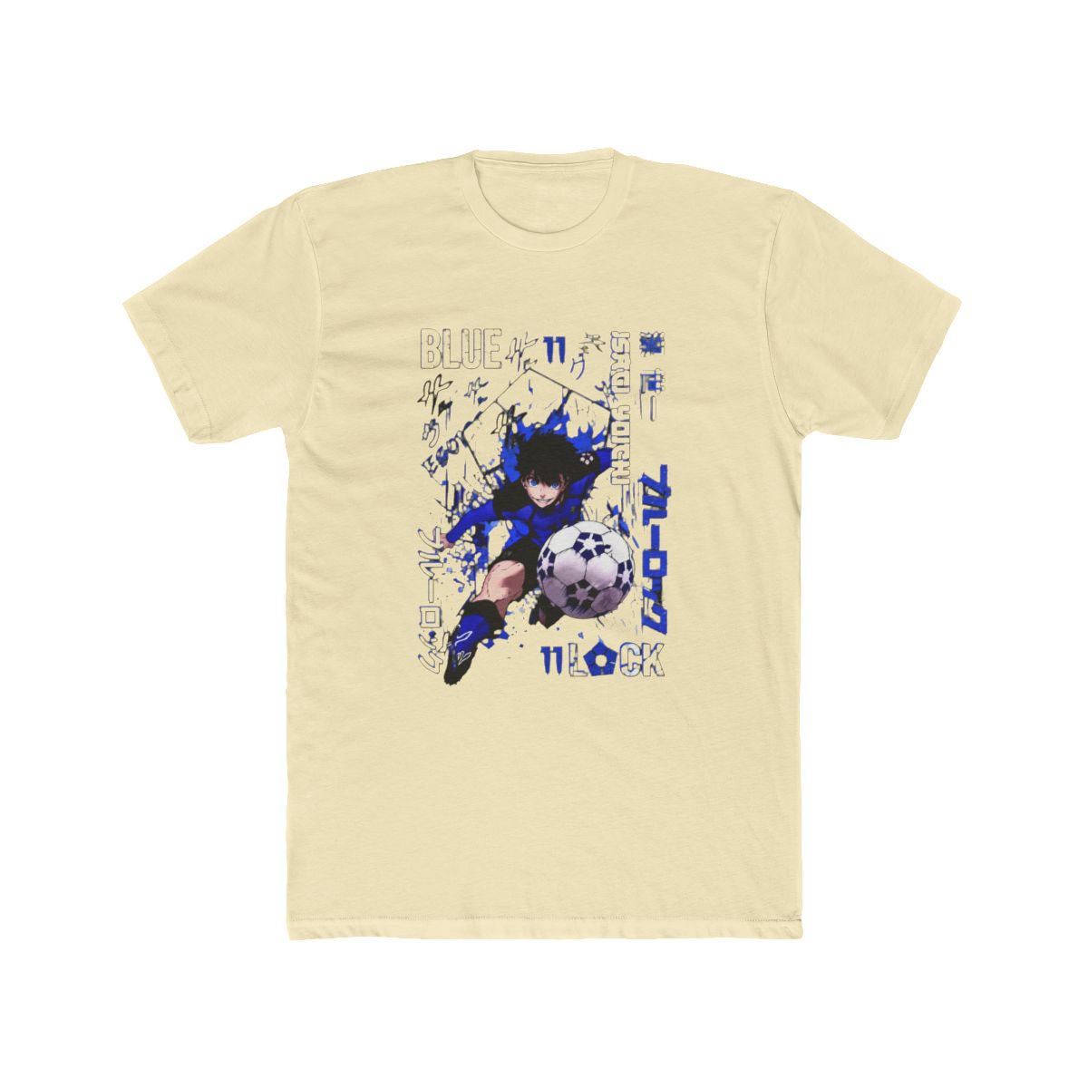 Blue Lock Isagi Yoichi Anime Manga Soccer Fan T Shirt