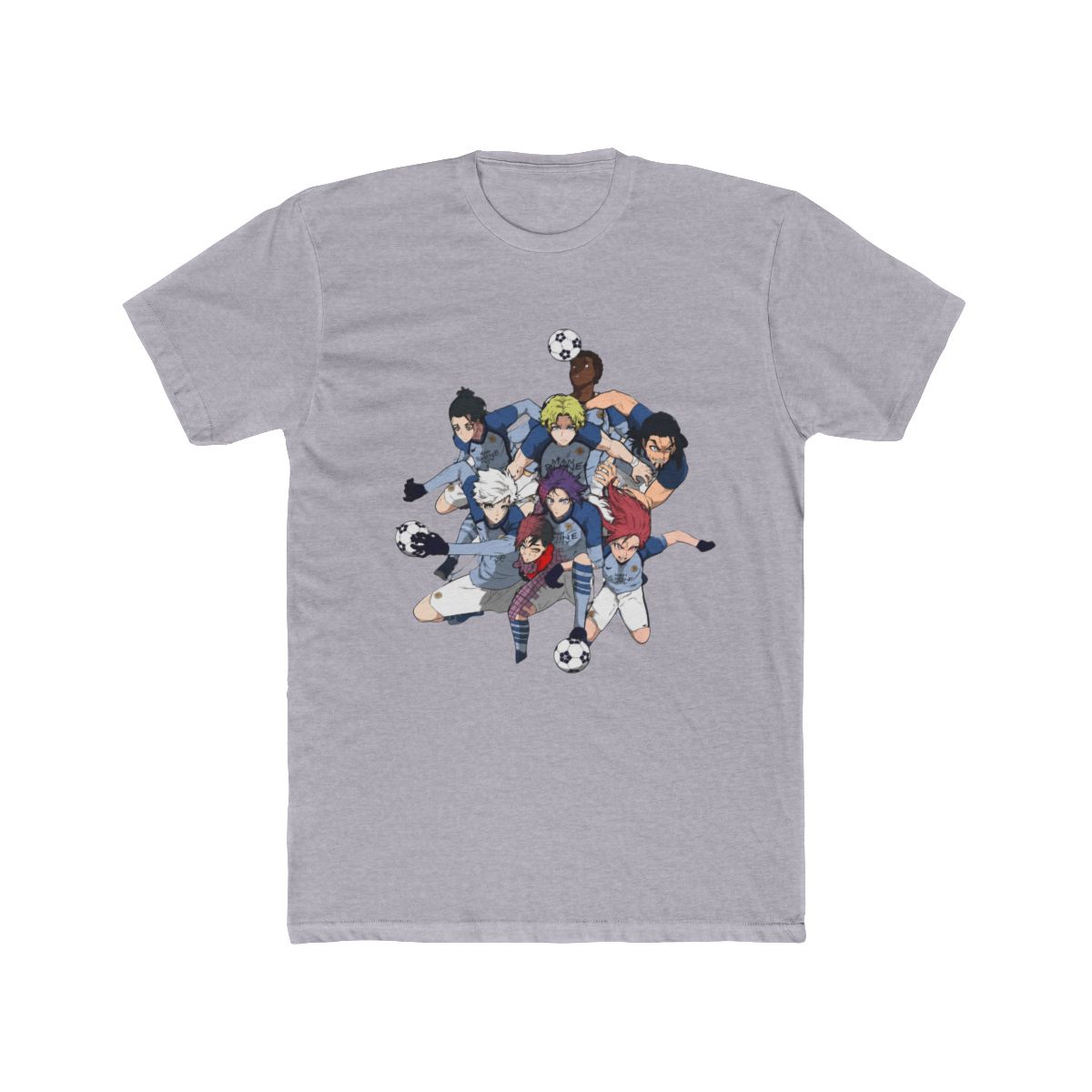 Blue Lock X City Striker Takeover Anime Mashup T Shirt - alternate angle 5, merchandise