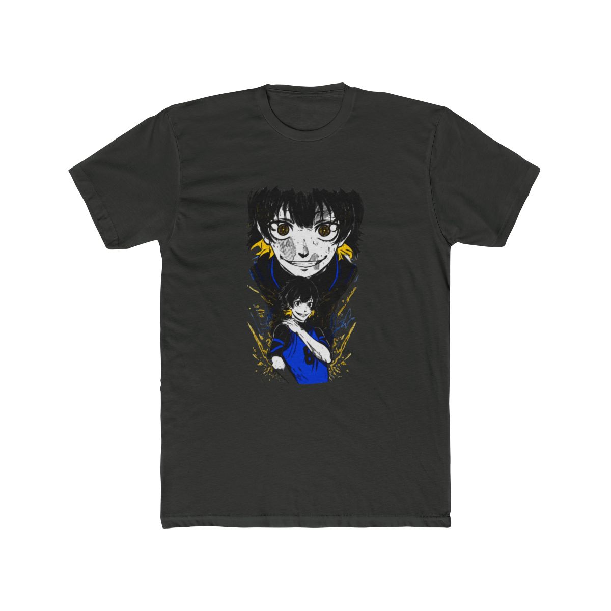 Blue Lock Isagi Yoichi Anime Manga Fan T Shirt - alternate angle 3, merchandise