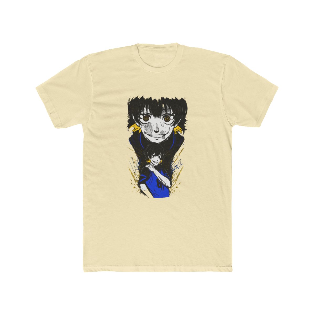 Blue Lock Isagi Yoichi Anime Manga Fan T Shirt