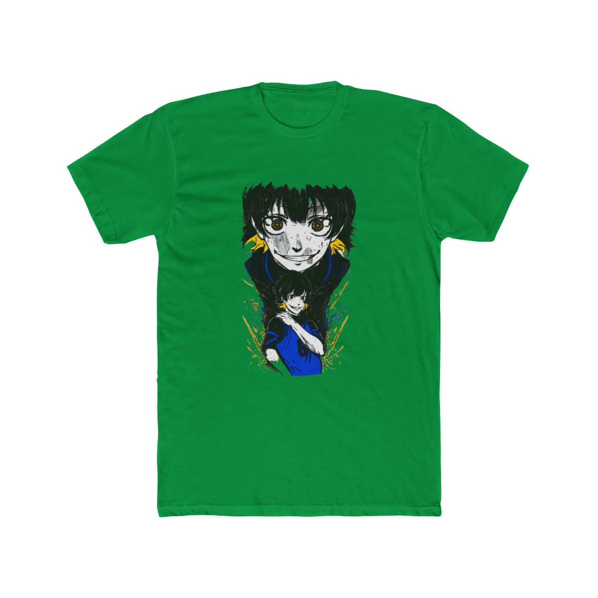 Blue Lock Isagi Yoichi Anime Manga Fan T Shirt - alternate angle 4, merchandise