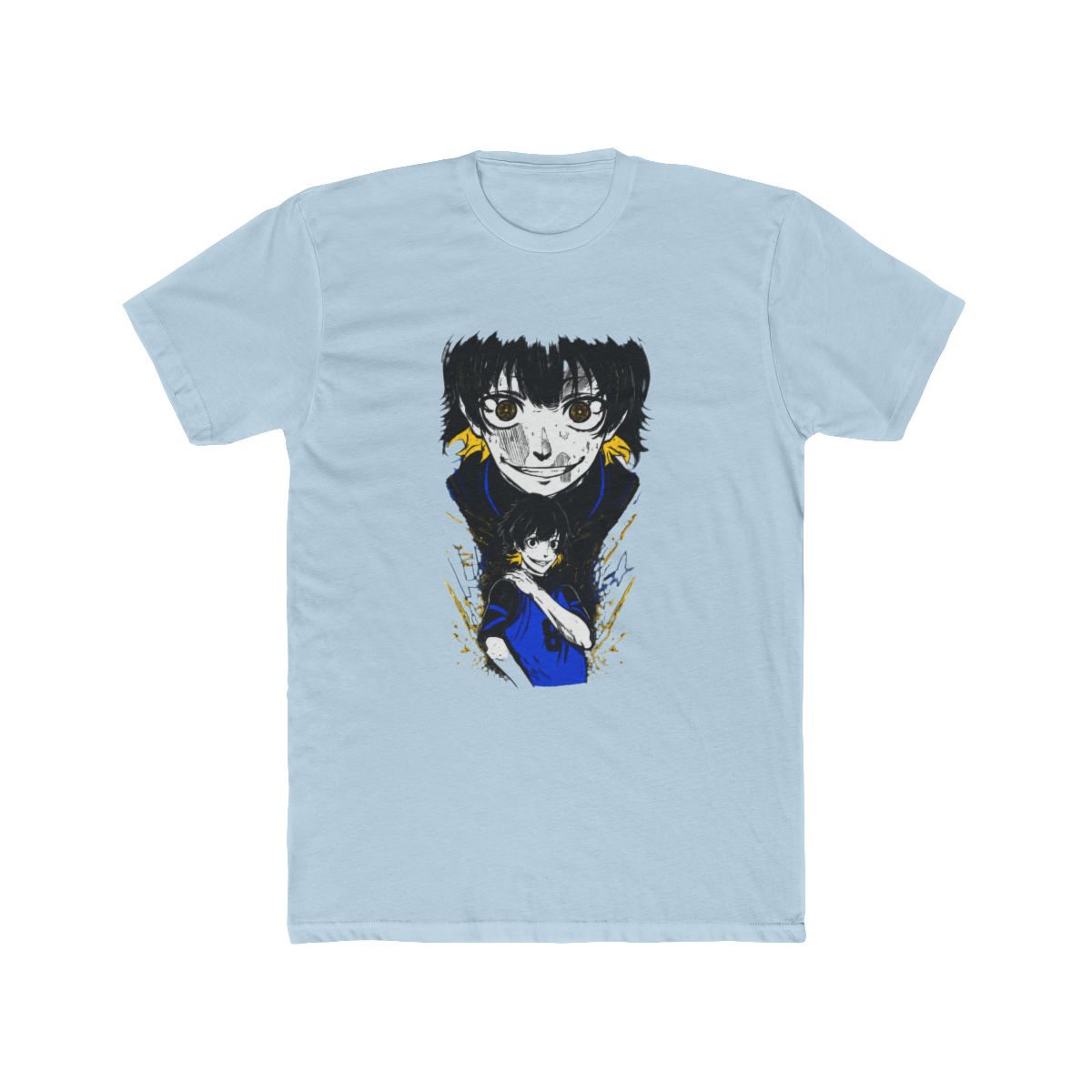 Blue Lock Isagi Yoichi Anime Manga Fan T Shirt - alternate angle 5, merchandise