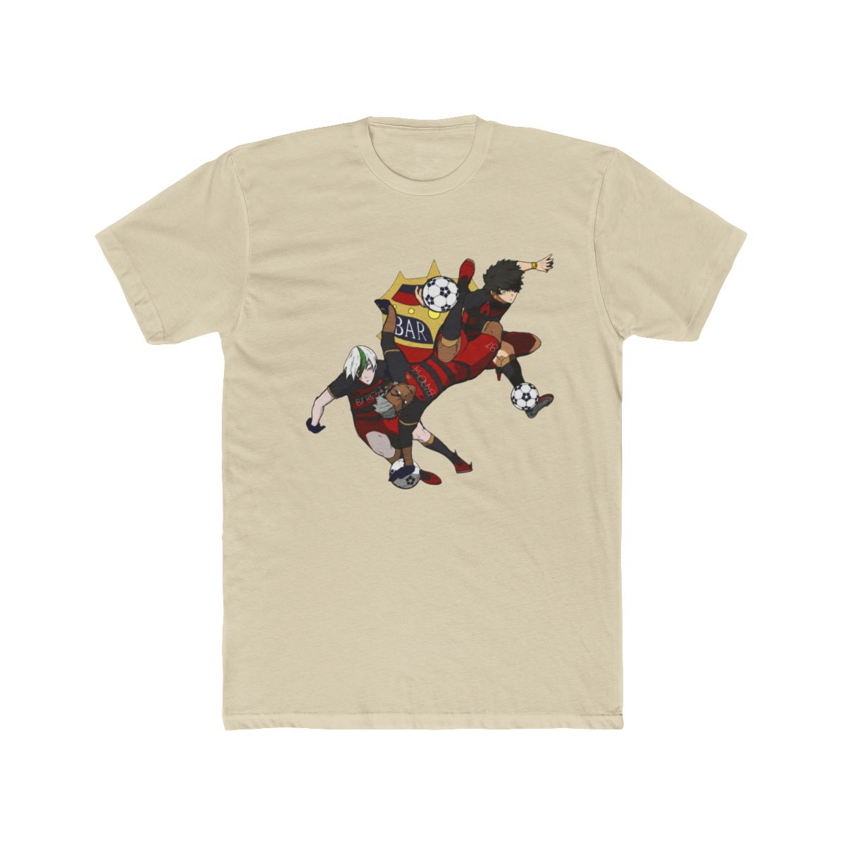 Blue Lock X Bara Spanish Striker Elite Anime Crossover T Shirt - alternate angle 5, merchandise