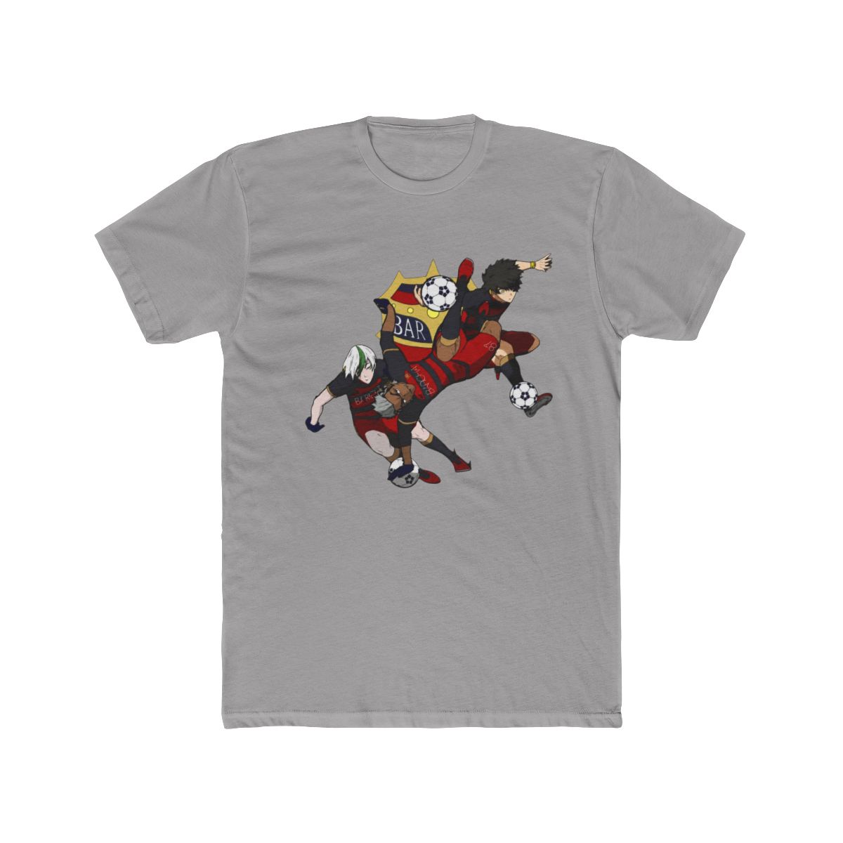 Blue Lock X Bara Spanish Striker Elite Anime Crossover T Shirt - alternate angle 3, merchandise