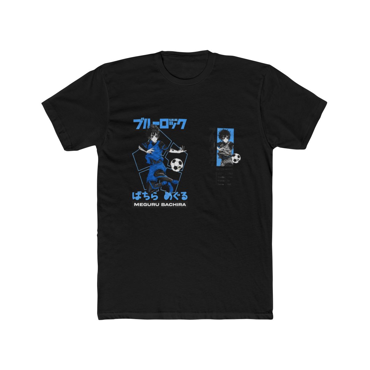BLUE LOCK - Meguru Bachira Profile Short Sleeve T Shirt - alternate angle 5, merchandise