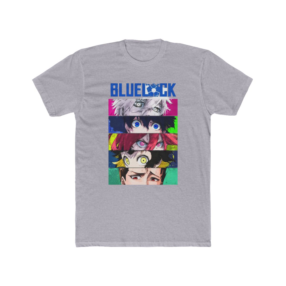 Blue Lock Eyes Locked Stacked Big & Tall T Shirt