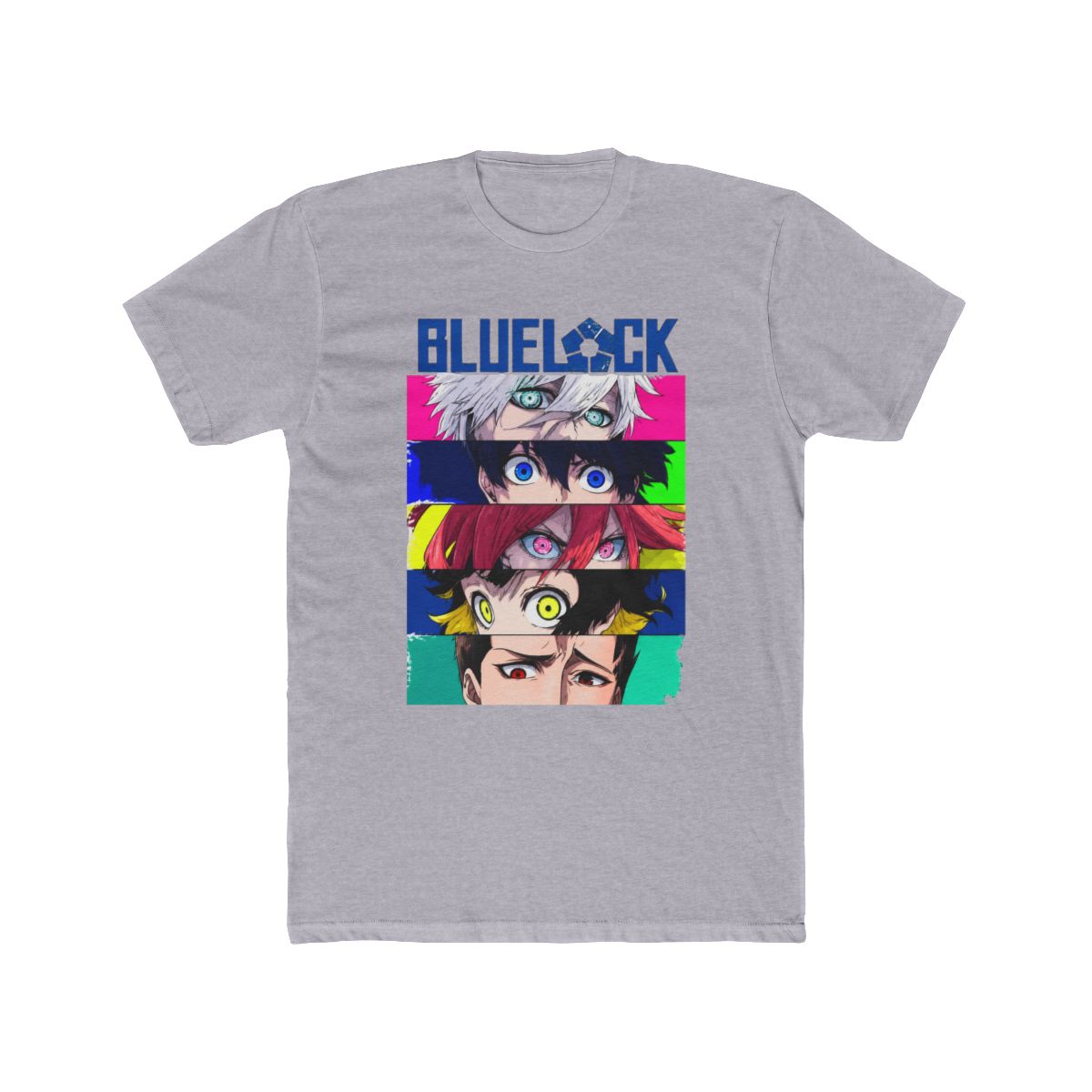 Blue Lock Eyes Locked Girls T Shirt - alternate angle 2, merchandise