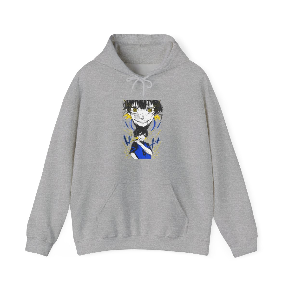 Bachi Hoodie Blue Lock Intense Yellow Eyes Stare Down - Official Hoodies merchandise