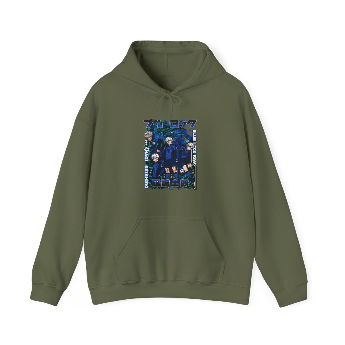 Blue Lock Hoodie Nagi Reo Dynamic Striker Pair - alternate angle 5, merchandise