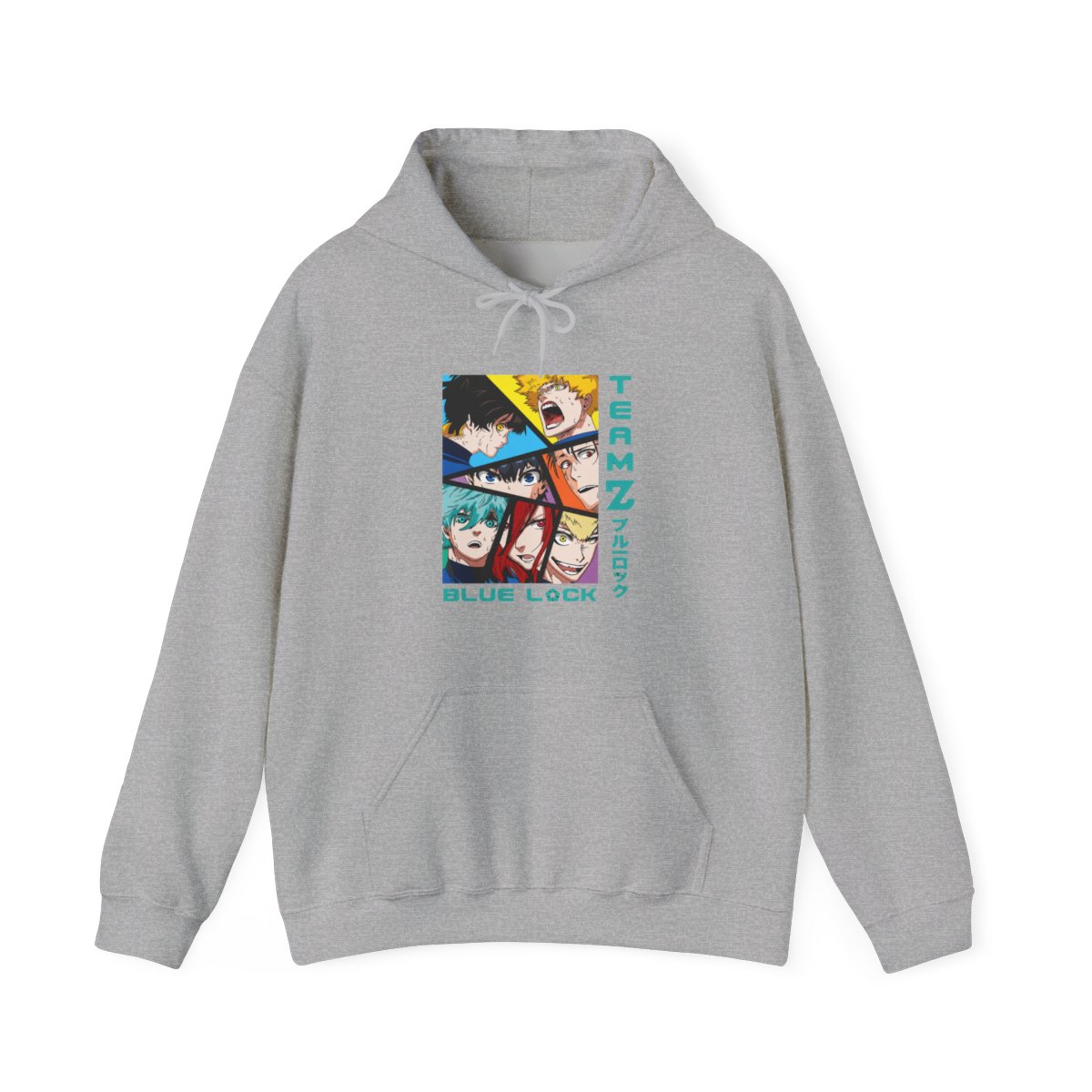 Blue Lock Hoodie Team Z Isagi Bachira Soccer Play - alternate angle 5, merchandise