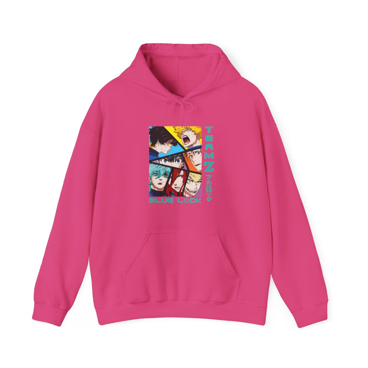 Blue Lock Hoodie Team Z Isagi Bachira Soccer Play - alternate angle 4, merchandise