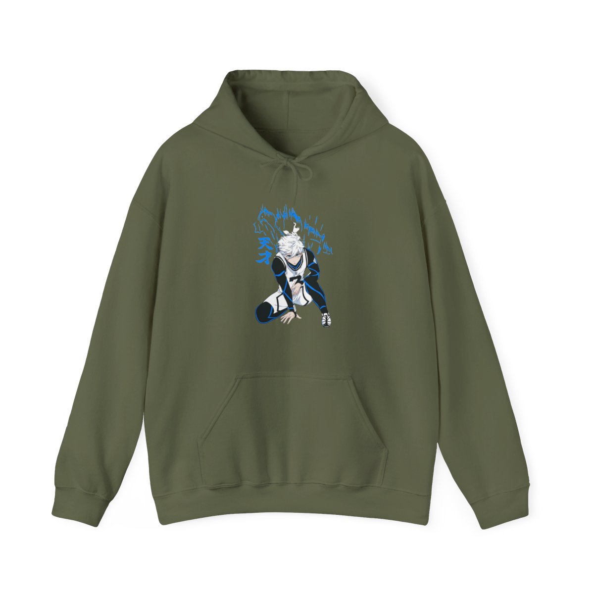 Nagi Seishiro Hoodie Blue Lock Cool Striker Design - alternate angle 2, merchandise